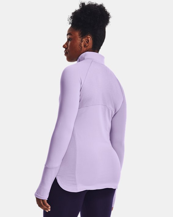 Women's ColdGear® ½ Zip, Purple, pdpMainDesktop image number 1